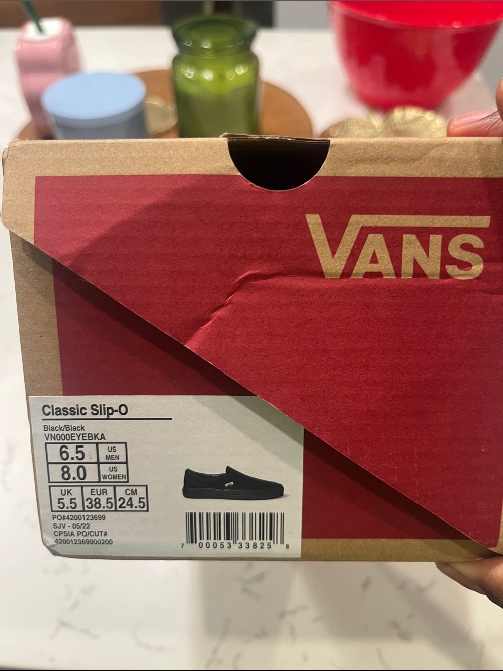 Vans Classic Slip-On Loafers in Black - Picture 4 of 4